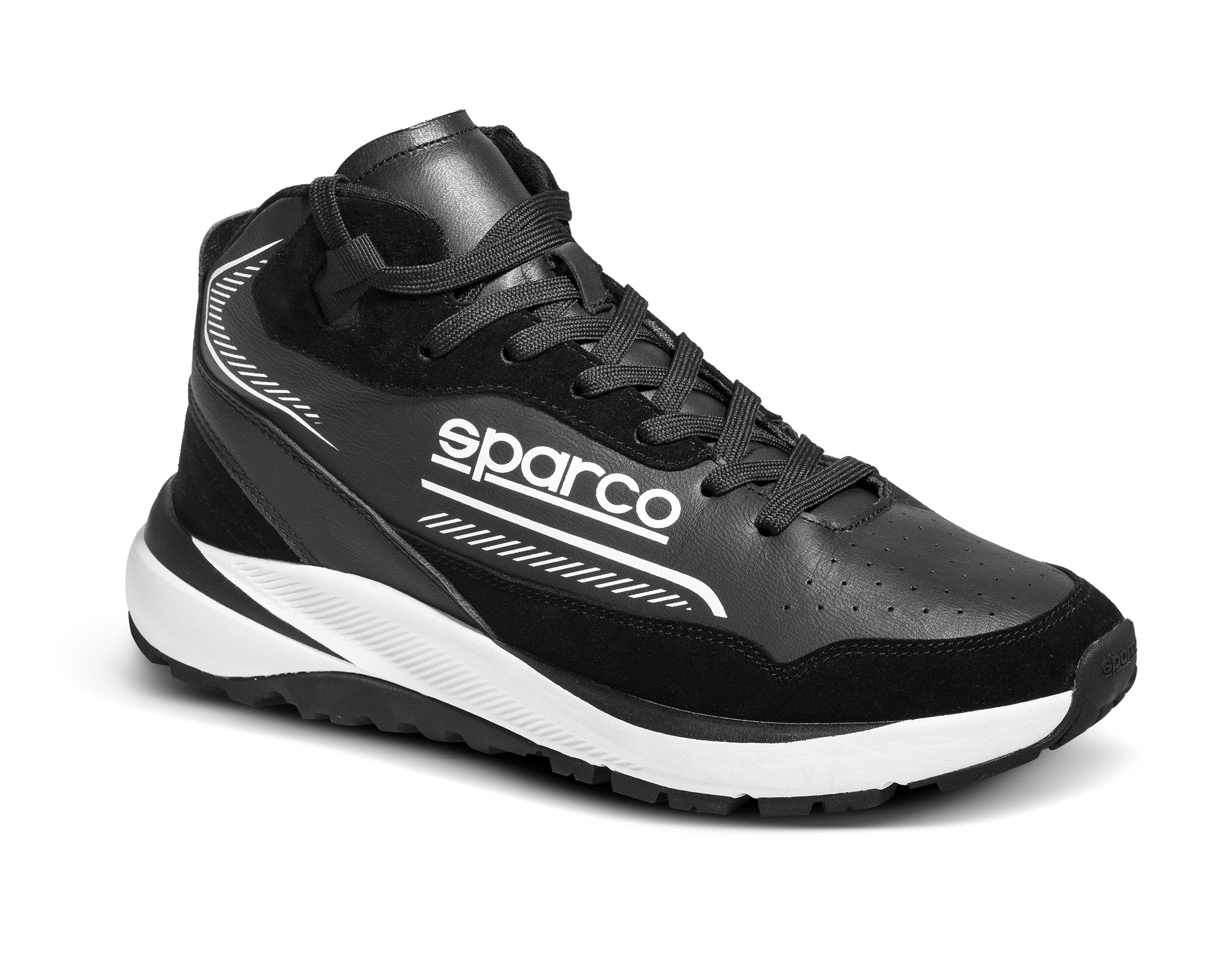 SPARCO 0012A639NRBI Взуття для механіка FAST, FIA+SFI, чорний/білий, розмір 39 Photo-1 