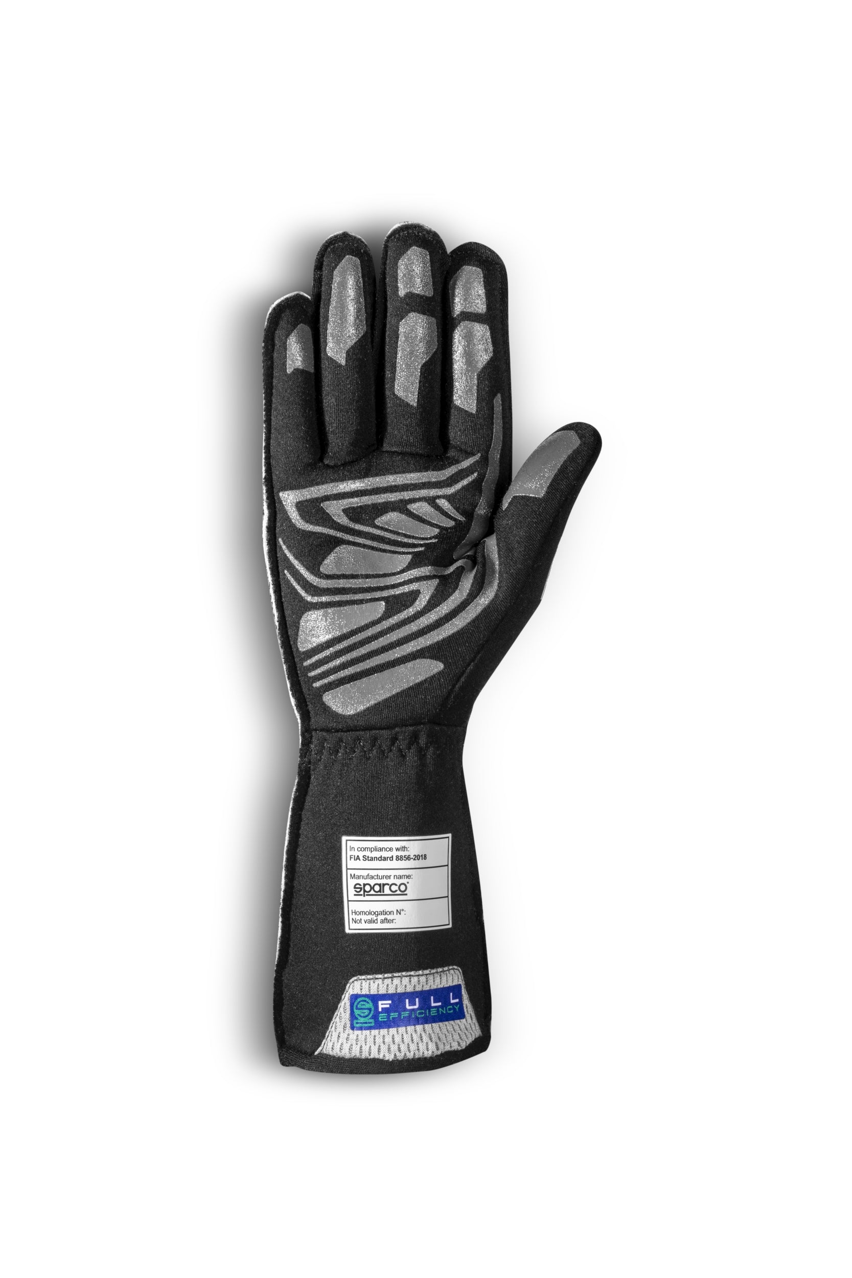 SPARCO 00136510NRVF Гоночні рукавички FUTURA, FIA 8856-2018, чорні/зелені, розмір 10 Photo-2 