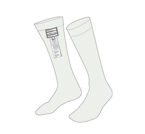 ALPINESTARS 4704020_20_L шкарпетки для автоспорту RACE v3, FIA 8856-2018, білі, р-р L (42-43) Photo-1 